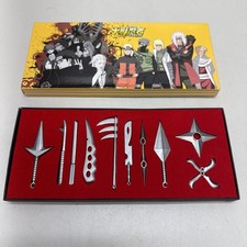 Naruto Mini Ninja Weapon Shuriken Toy Set Custome Acess. W/box picture