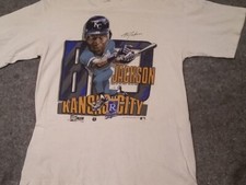 VINTAGE BO JACKSON T-SHIRT White Unisex Short Sleeve  A258 picture