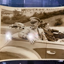 1945 Vintage NY Times Press Photo Gen. Eisenhower & Marshall WWII Victory Tour picture