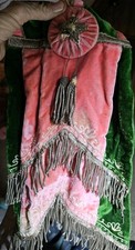 Antique c1910s C.E. Ward  VICE GRAND SUPPORTER Collar Masonic Sash Stole  picture