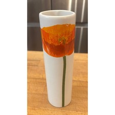 Vintage 1990s Amano Scheurich 606-20 German Poppy Vase 7.75
