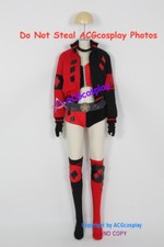 Red and Black Quinn Cosplay Costumes acgcosplay Include Belt picture