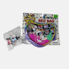 Vintage 1995 Warner Bros Pinky & the Brain Fanny Pack Bag Belt Animaniacs NOS picture