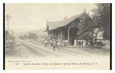 Mount Pleasant New York Railroad Station Standard Postcard picture