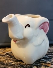 VINTAGE Shawnee? Pottery Elephant Creamer/Pitcher old, Cute, Zoo, Safari, Animal picture