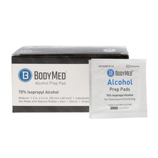 Alcohol Prep Pads with 70% Isopropyl Alcohol, 100 Count  Individually Wrapped... picture
