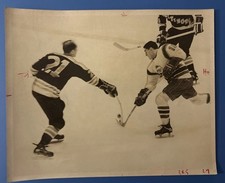 RARE Vintage Buffalo News 8x10 Photo Article BISONS AHL Hockey Aud 1968 Beaudin  picture