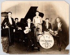 1920s The Chalonaders Newark NJ Dance Band Photo 8x10
