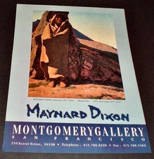 1992 MAYNARD DIXON Art Gallery Exhibition Mystery Stone 1-Page Magazine PRINT AD picture
