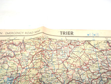 WWII US Army Map of Trier Germany 1943 Dated picture