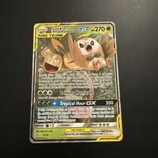 Rowlet & Alolan Exeggutor GX ULTRA RARE Tag Team 1/236 Pokemon Holo Foil - NM picture