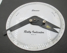 Vintage 9 inch Stevens Rally Indicator Model 25             B65 picture