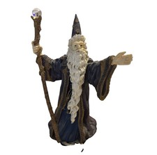Westland Giftware Wizard with Staff and Crystal Ball Figurine #332 Statue picture