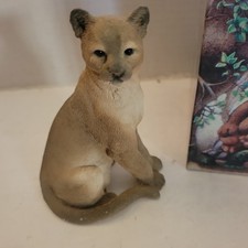 Vintage Stone Critters Bobcat Figerine Sc-532 picture