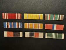 One WW2 Slide On Ribbon Bar Plastic Coated (READ) picture