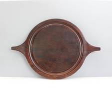 Rare Dansk Rosewood Serving Tray Round Jens Quistgaard Danish Modern picture