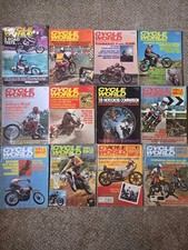 12 x Cycle World Motorcycle Magazines Jan-Dec 1974 picture
