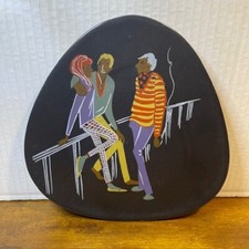 Ü-Keramik Teenager series 1960 wall plate, design: Ursula Schönhaber picture