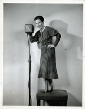 Eleanor Kilgallen NBC Radio 8x10 B&W Photo Casting Director Talent Agent picture