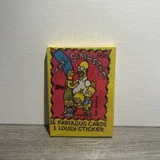 The Simpsons 1990 Topps Trading 16 Fabulous Cards  Wax Packs NEW Rare picture