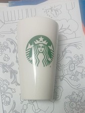 Starbucks 2021 Green Siren Logo 12 oz. Ceramic Travel Tumbler Mug With Lid picture