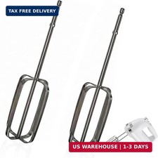 2 Pcs 304 Stainless Steel Hand Mixer Beaters, Dishwasher Safe Replacement Mixer picture