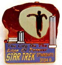 City on the Edge of Forever— Vintage Star Trek Episode Pin- Hollywood Pin (7928) picture