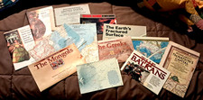 National Geographic Maps 13- Africa, US, Mongols, Greeks, Natural Hazards, etc picture