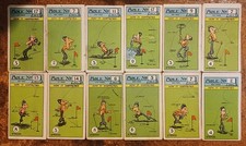 Rare 12 1926 Imperial Tobacco ITC C31 Smokers Golf Cards Cigarette Cards picture