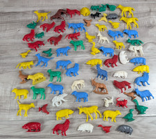 MPC Jungle / Farms Animals Vtg 1960s 1970s Playset Figures Lot of 70+ Figure picture