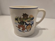 Antique 1924 OVALTINE Cup Uncle Wiggily Grandpa Goosey Gander 8 Oz  picture