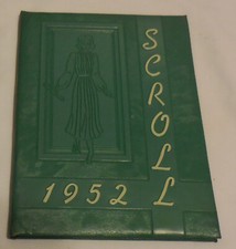 1952 annual St Ursula Academy High school Toledo Ohio Yearbook  1952 Scroll VTG picture