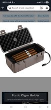 Pardo Cigar Travel Humidors with Built-in Humidifier Disc - Holds up to 15 Ci... picture