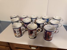 Danbury Mint Pillsbury Doughboy 12 Month Mug Set 2000 2001 Complete picture