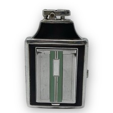 Vintage Art Deco Metal Ronson Cigarette Case Lighter Made in the USA Flawed picture