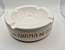 La Aroma De Cuba Mi Amor White Cigar Ash Tray (READ) picture