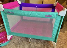 VTG Graco Pack N Play Sport Playpen W/Bag 1990s Pastel Baby Toddler 117-75 Prop picture