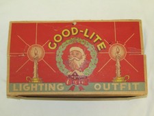 Good Lite C6 GE Mazda Box Christmas Light Antique Tested Non-Working 1930's picture