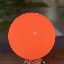 73G Natural pink calcite quartz sphere crystal ball healing UV Reactive crystal picture