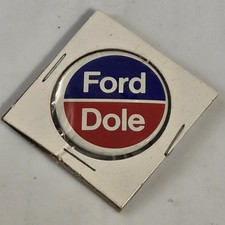 Vintage 1976 Ford Dole Presidential Campaign Pinback Button Political Election picture