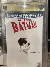 All Star Batman Jae Lee Original Sketch Cover Joker Cbcs Art Slab picture