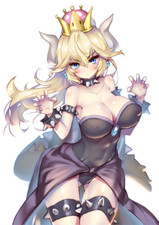 Bowsette Weatherproof Anime Sticker 6