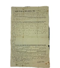 1809 Rockingham NH Deed Huldah Tucker - Ebenezer Sanborn,Bean & Scribner Witness picture