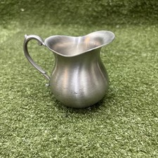 Vintage Pewter Creamer Marked “Pewter Web 1137” picture