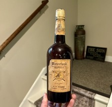 Waterford Straight Whiskey E F Hynes Haverhill MA Rare Labeled Pre-Pro Bottle picture