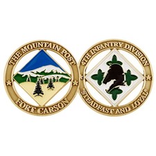 FORT CARSON 4TH ID COIN picture