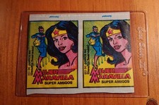 1986 REYAUCA SUPER AMIGOS MARVEL DC COMICS UNOPENED STICKER PACK - VENEZUELA picture
