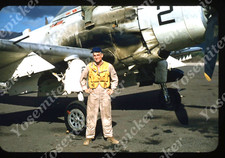 sl92 Original slide 1950's  Kodachrome Korean War Hawaii military airplane 926a picture