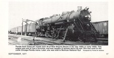 Florida East Coast No. 421 New Smyrna Beach High Speed Service Magazine Excerpt picture