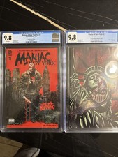 Maniac Of New York V2 #1 Cgc 9.8 Panosian Metal Plus #2 2nd Print Comics Elite picture